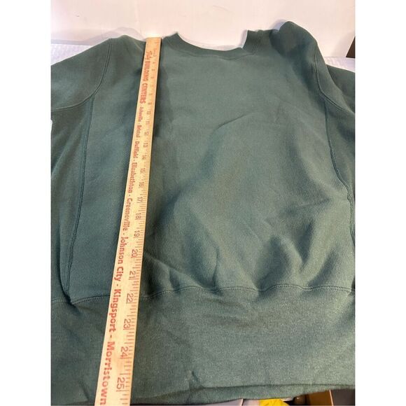 Champion reverse weave sweatshirt green medium m USA rn#26094 - Picture 7 of 7
